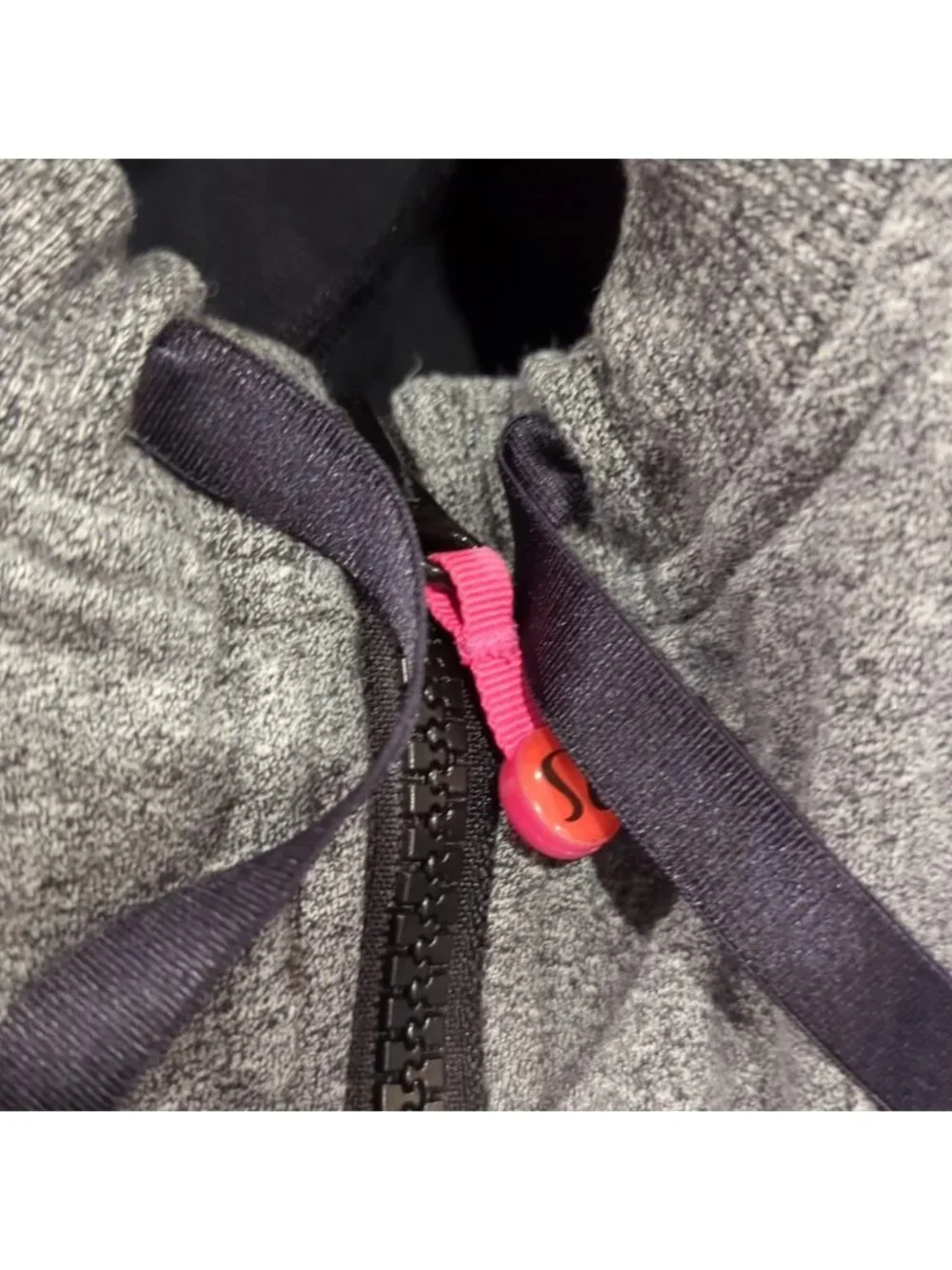 Lululemon Wear with all Heathered Black Hooded JACKET